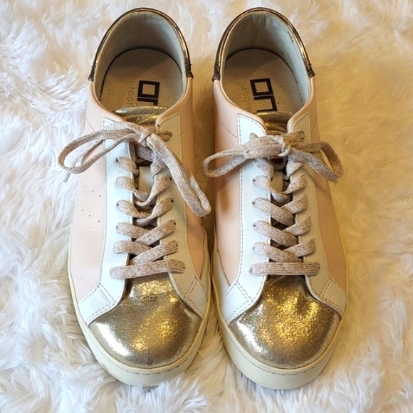 One Footwear Shoes - ONE Footwear sneakers pink and gold size 9.5